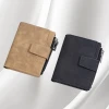 Multi-color silicone coin purse, card case, earphone case, mini wallet, multi-functional portable storage bag in black, gray, blue and brown Specification image